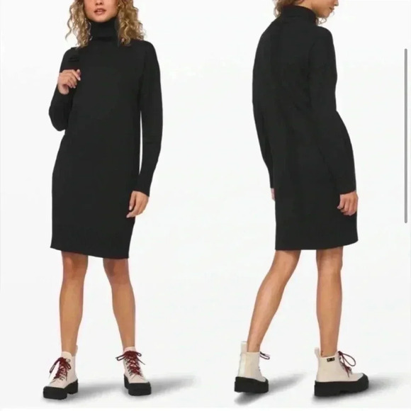 lululemon athletica Dresses & Skirts - Lululemon Softer Still Cashmere Blend Dress - Size M